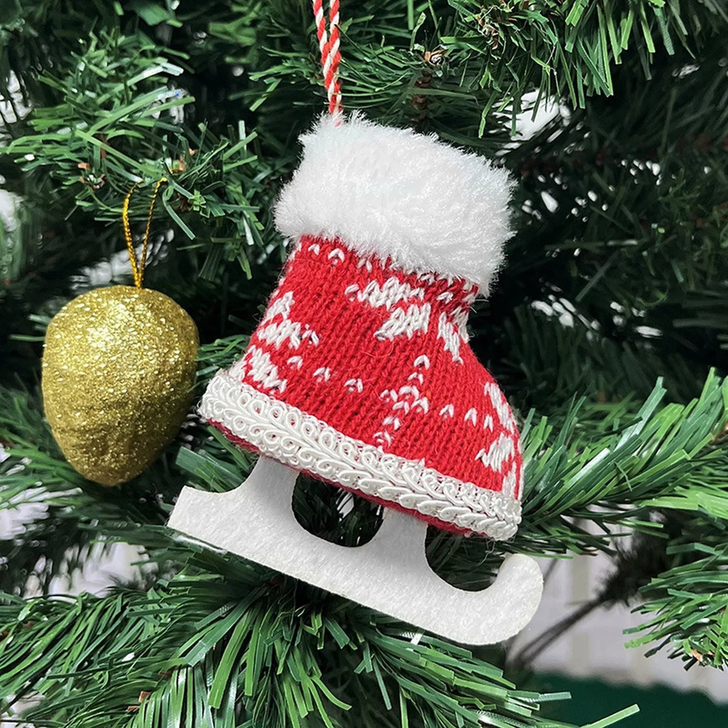 Decoracion divertida de árbol de Navidad