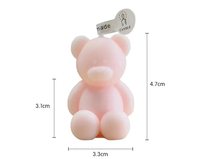 1PC Velas lindas Animales Oso Velas perfumadas