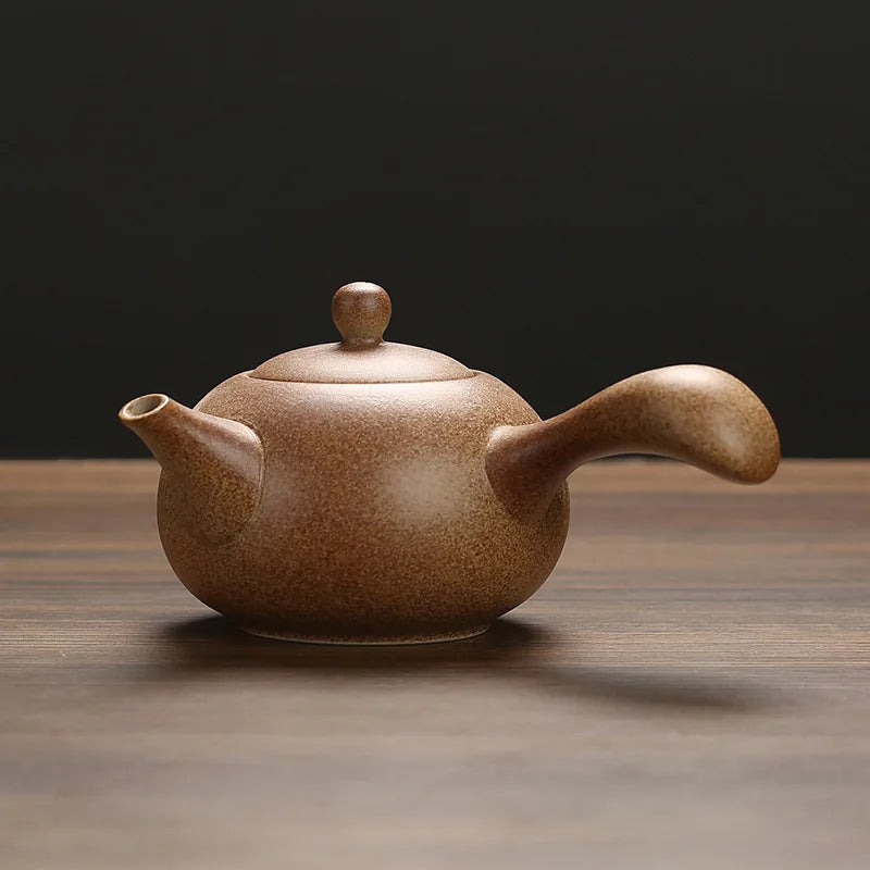 Olla de viga de elevación de cerámica gruesa estilo japonés y accesorios