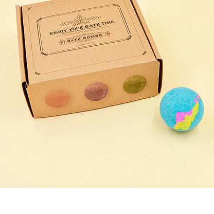 6 piezas Bombas de bolas de baño hechas a mano