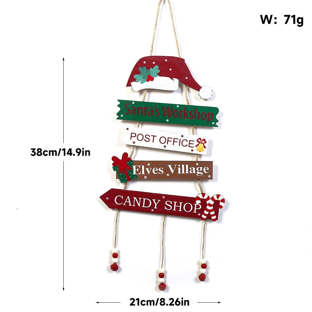 Christmas tree wall hanging