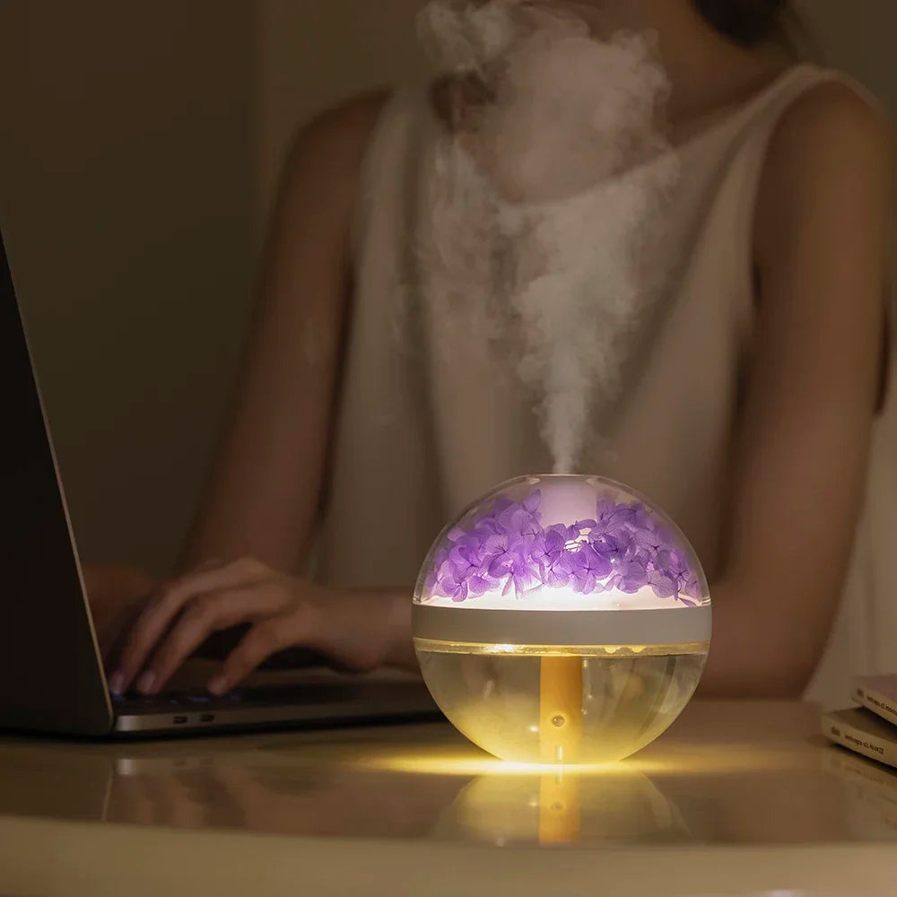 Humidificador flores de aire de 270 ml LED Light
