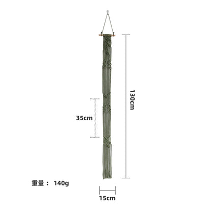 Tapiz de macramé colgante