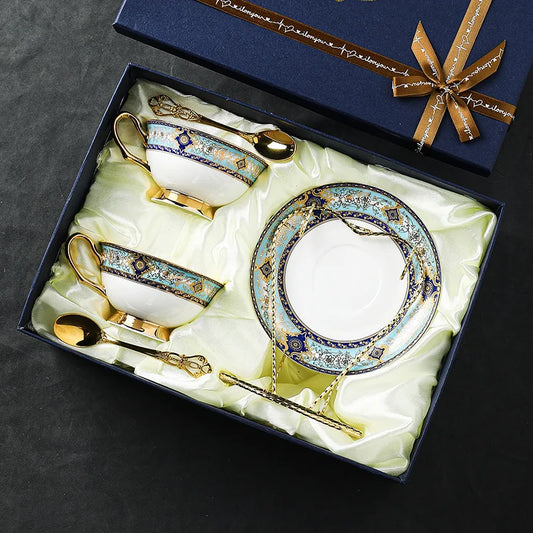 Juego de tazas de té estilo retro