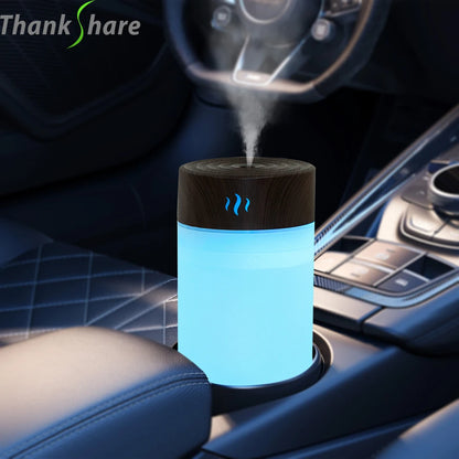 Humidificador de aire USB de 260 ml, difusor de aceite de aroma