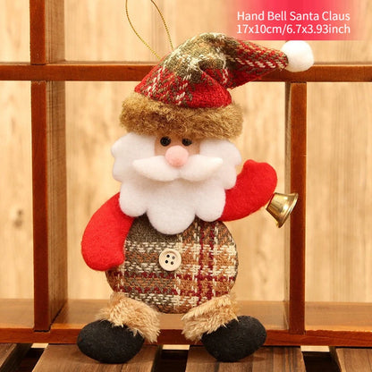 Papá Noel Muñeco de nieve para el Árbol