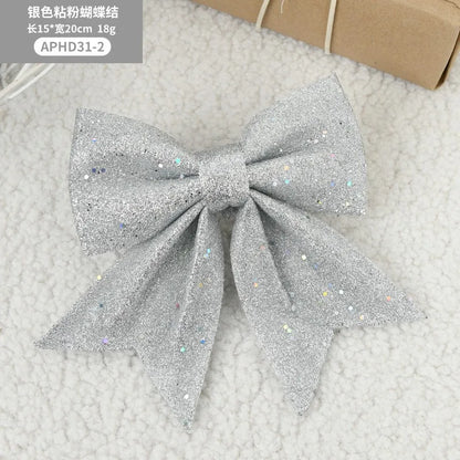 Lazo navideño en varios colore  para árbol de Navidad