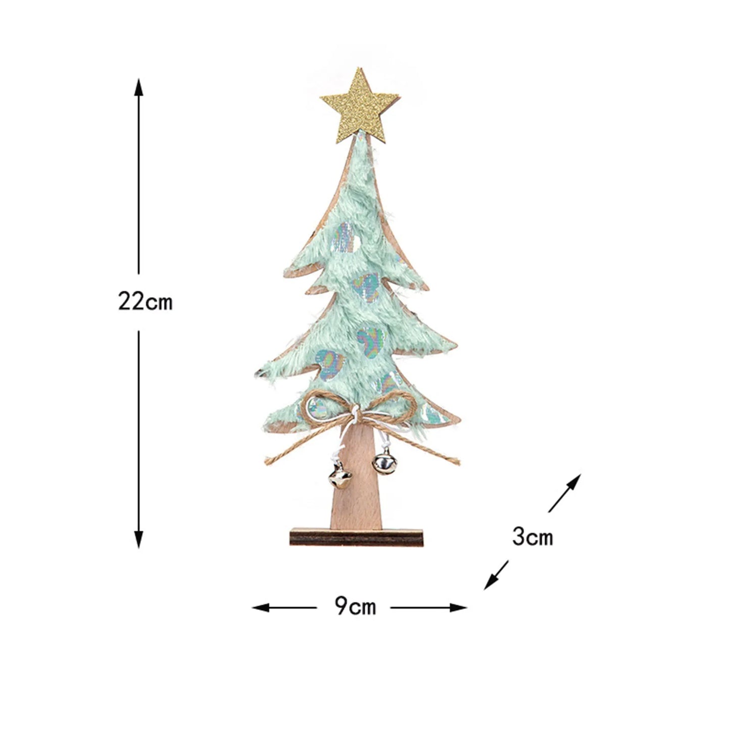 Adornos de madera para árboles de Navidad