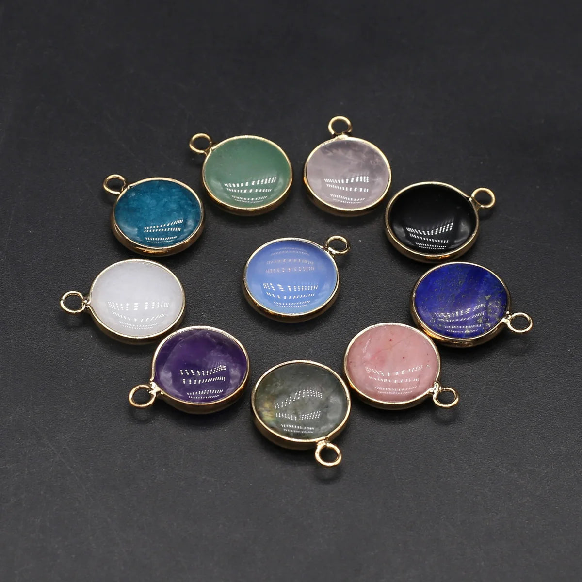 Colgante de piedra natural Forma redonda