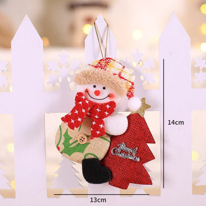 Papá Noel Muñeco de nieve para el Árbol