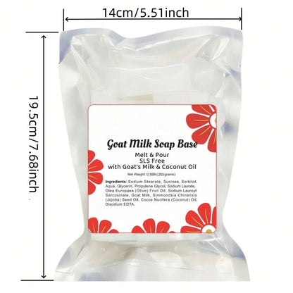 Jabón 250 g de glicerina para derretir y verter para regalo de manualidades, hidratante y suave para la piel, perfecto para hacer jabón