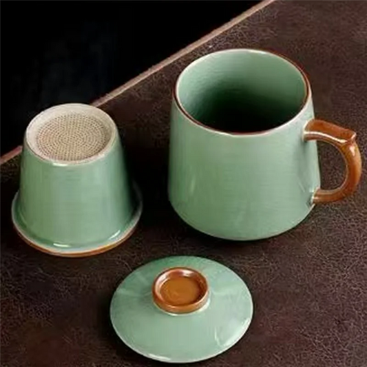 Taza De Té Con Infusor Y Tapa