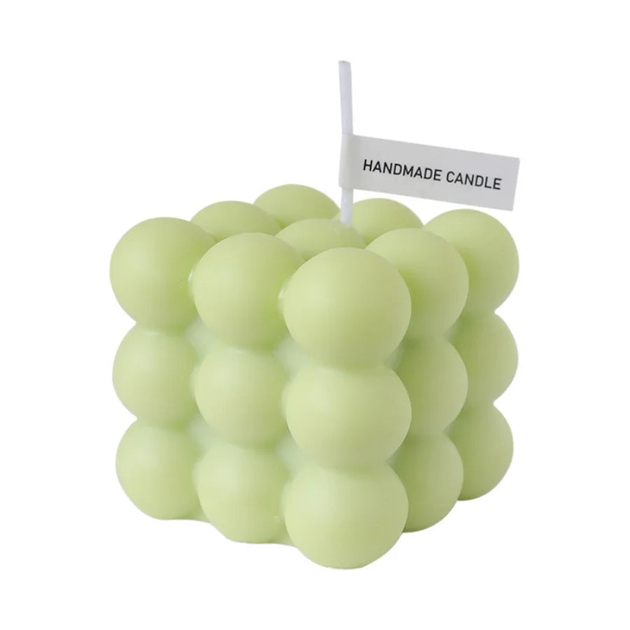 Vela de aromaterapia de cubo mágico de cera de soja en 1 pieza, de alta gama,hecho a mano