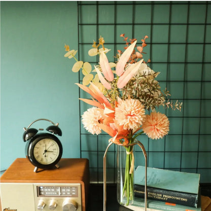 Ramos de terracota boho Flores artificiales de seda