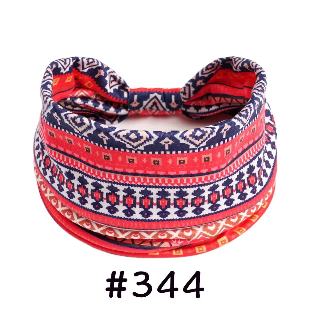 Diademas bohemias de algodón