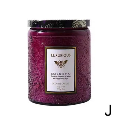 Handmade scented candle