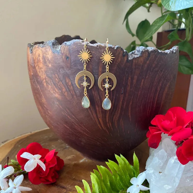 Pendientes de Bohemia Hipoalergénico