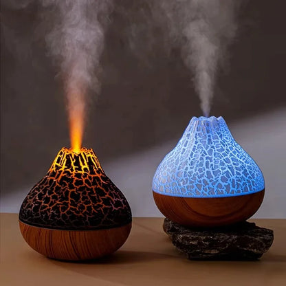 Nuevo humidificador de aire de 300 ml Difusor de aromaterapia de niebla de escritorio USB de gran capacidad con 7 luces nocturnas coloridas