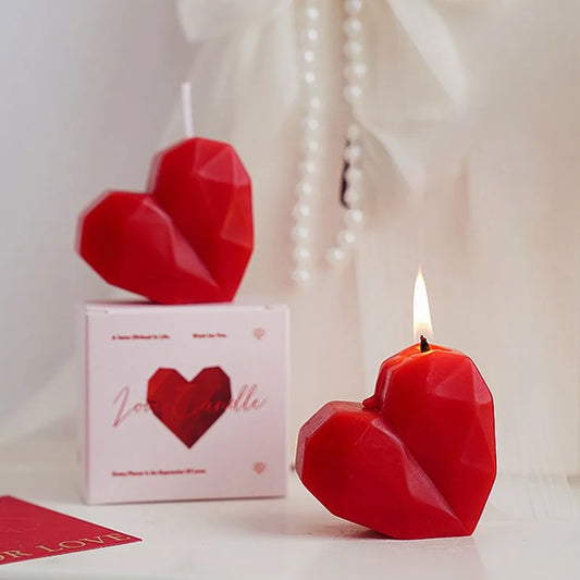 Velas perfumadas Corazón rojo romántico