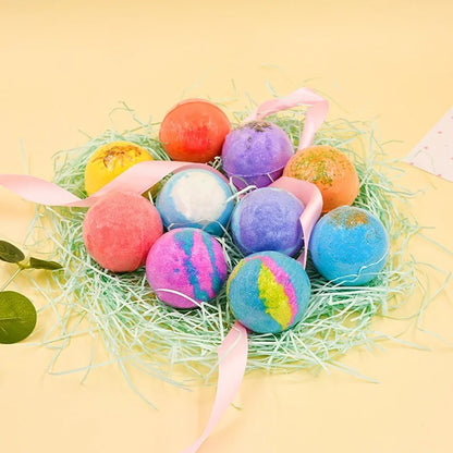6 piezas Bombas de bolas de baño hechas a mano