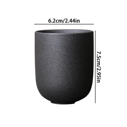 Taza de té y café de cerámica y porcelana estilo japonés de 130 ml