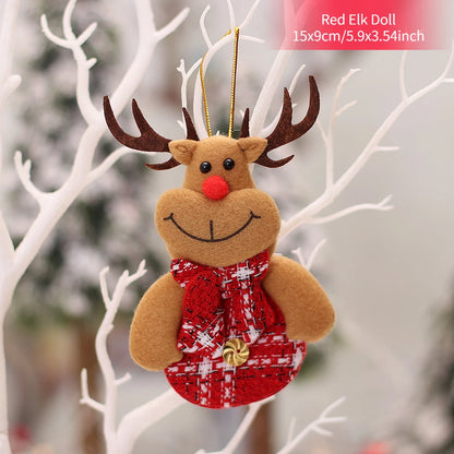 Papá Noel Muñeco de nieve para el Árbol