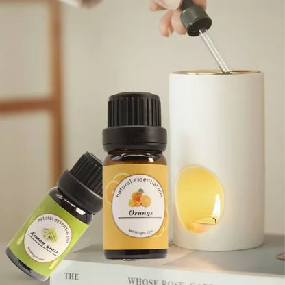 Aceites esenciales de Pure Aroma 10 ml (eucalipto, lavanda, incienso, salva, sándalo) para humidificador