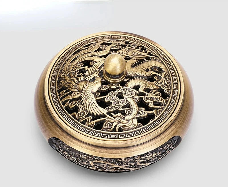 Quemador de incienso de cobre