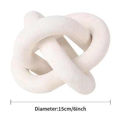 Cadena de Madera tallada a mano 5 eslabones