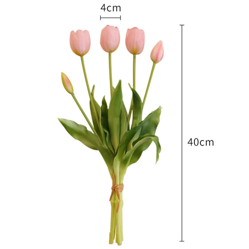 Ramo de tulipanes de 5 piezas