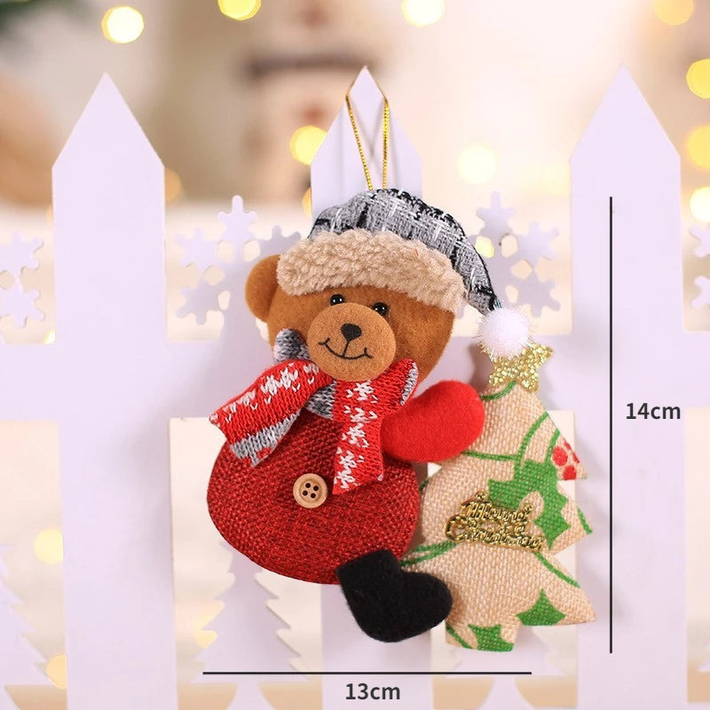 Papá Noel Muñeco de nieve para el Árbol