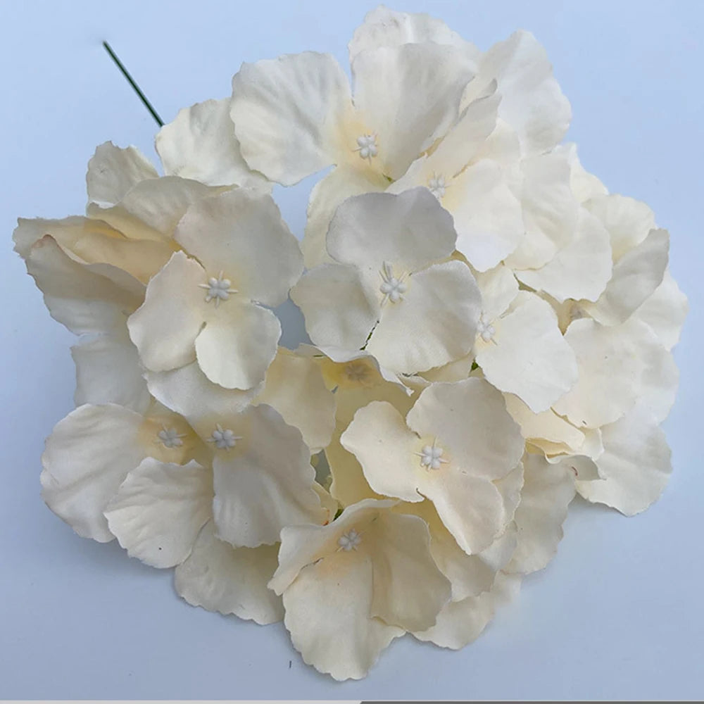 Hortensia Artificial Pequeña Rama Flor de Seda