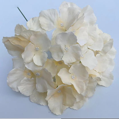 Hortensia Artificial Pequeña Rama Flor de Seda