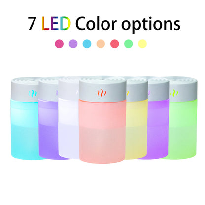 Humidificador de aire USB de 260 ml, difusor de aceite de aroma