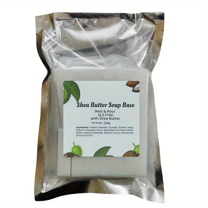 Jabón 250 g de glicerina para derretir y verter para regalo de manualidades, hidratante y suave para la piel, perfecto para hacer jabón