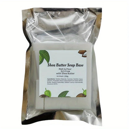 Jabón 250 g de glicerina para derretir y verter para regalo de manualidades, hidratante y suave para la piel, perfecto para hacer jabón