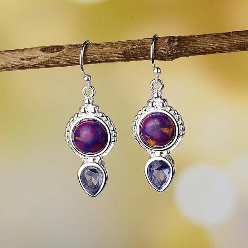 Retro Geometric Earrings