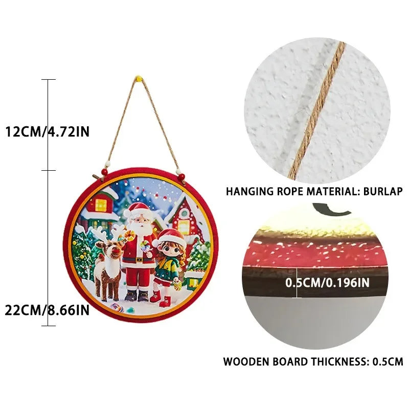 Christmas tree wall hanging