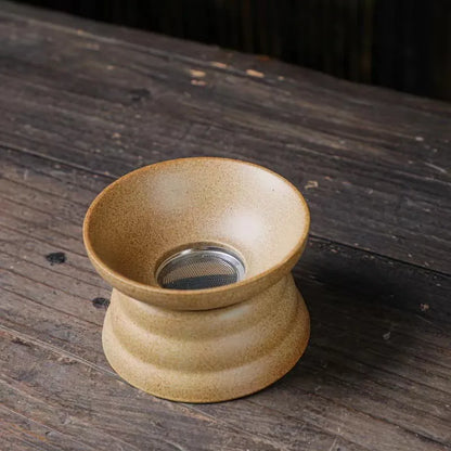 Olla de viga de elevación de cerámica gruesa estilo japonés y accesorios