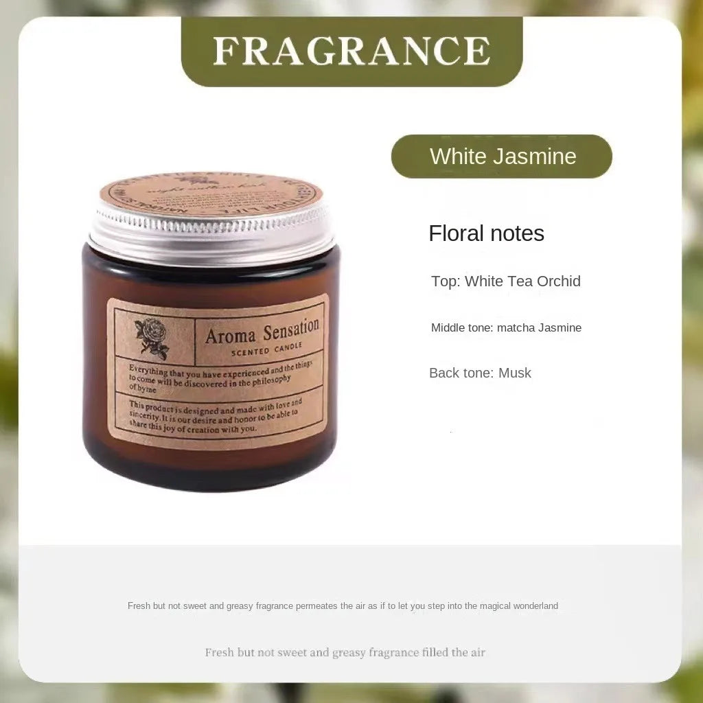 Vela de aceite esencial de aromaterapia