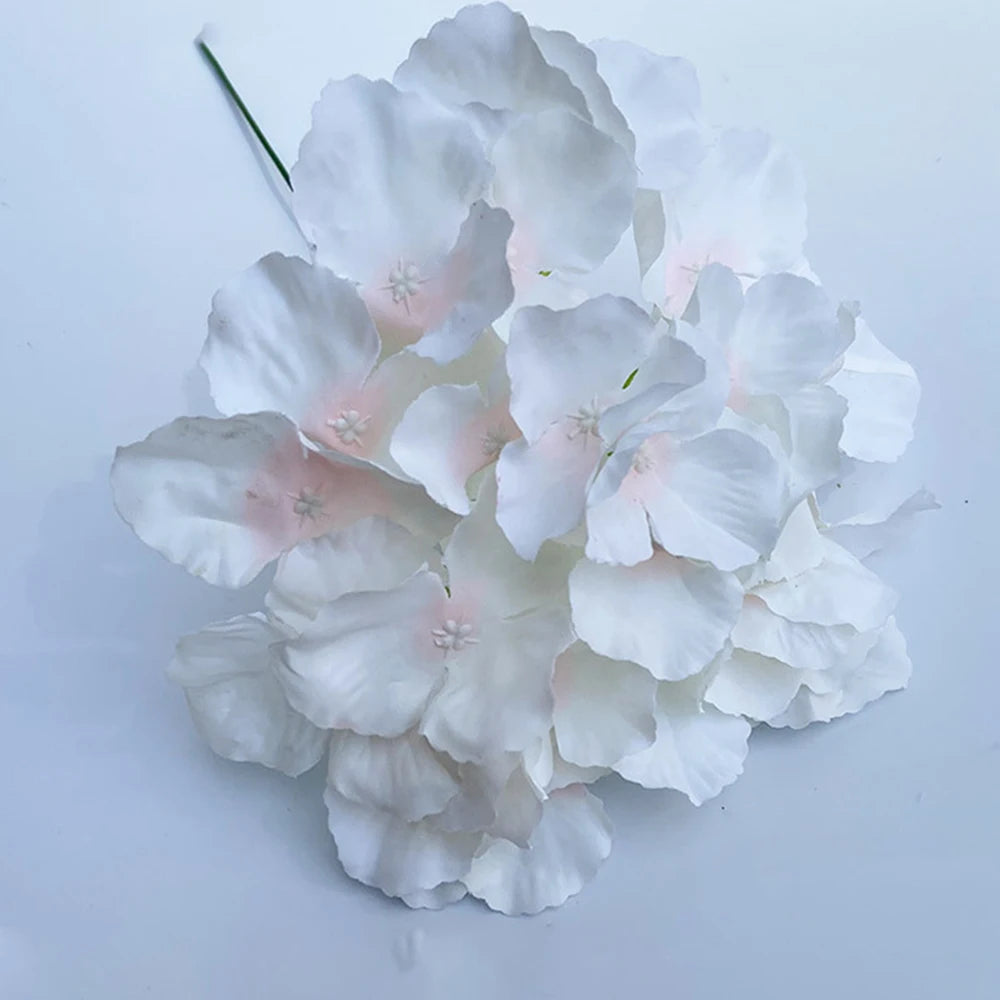 Hortensia Artificial Pequeña Rama Flor de Seda