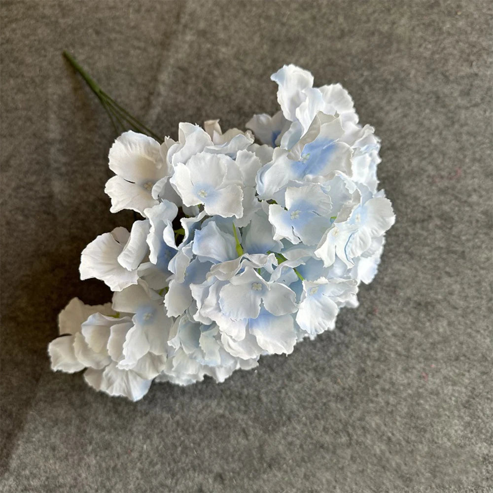 Hortensia Artificial Pequeña Rama Flor de Seda