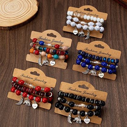 Pulsera étnica de Bohemia hecha a mano