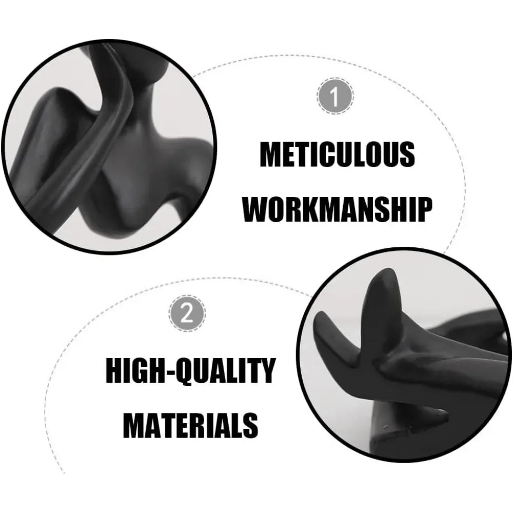 Figura mini pensador, escultura abstracta moderna