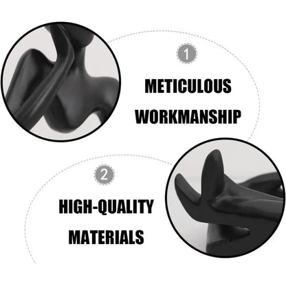 Figura mini pensador, escultura abstracta moderna