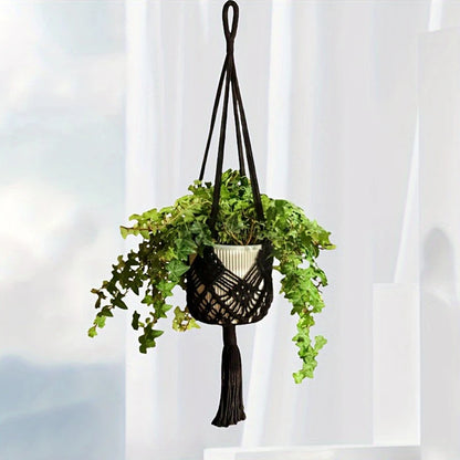 Colgador de plantas boho, interior y exterior