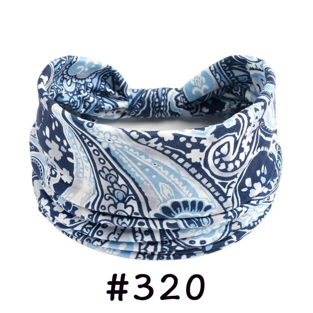 Diademas bohemias de algodón