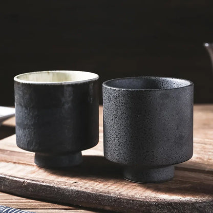 Taza de té alta de estilo japonés