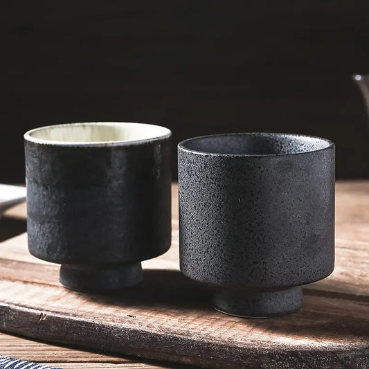 Taza de té alta de estilo japonés