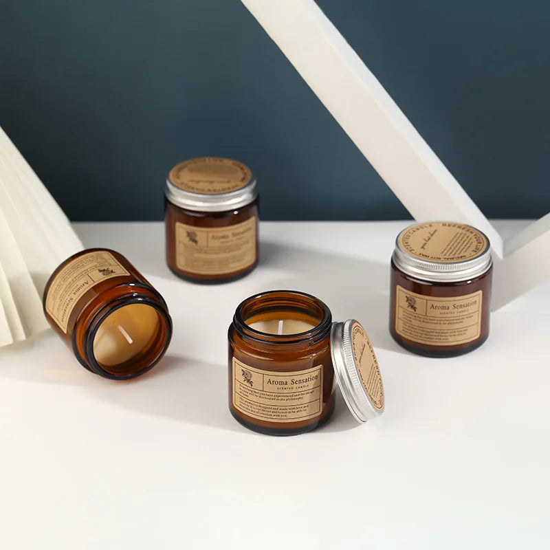 Vela de aceite esencial de aromaterapia
